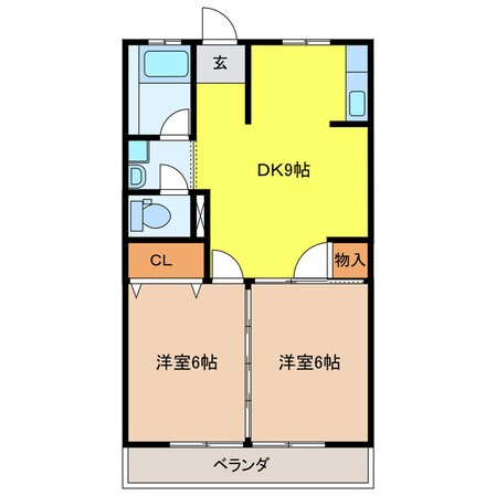 今嶺ビルの物件間取画像